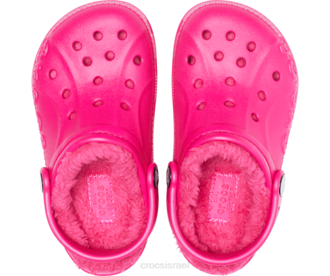 נעליים il Crocs ילדים קבקב מרופד באיה ורוד סוכריות 2DZ4673