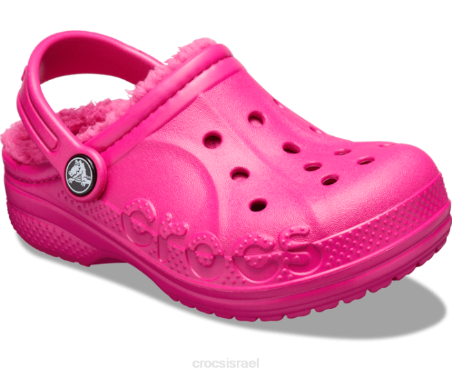 נעליים il Crocs ילדים קבקב מרופד באיה ורוד סוכריות 2DZ4673