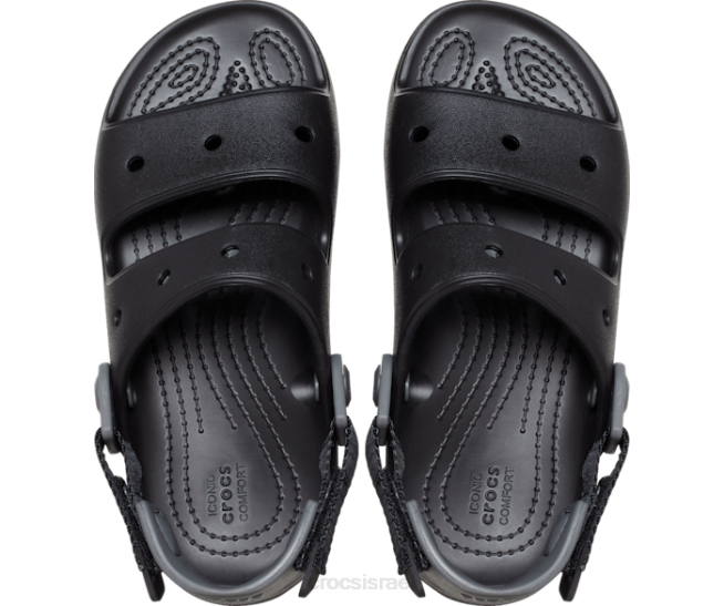 נעליים il Crocs ילדים סנדל לכל שטח שָׁחוֹר 2DZ4689