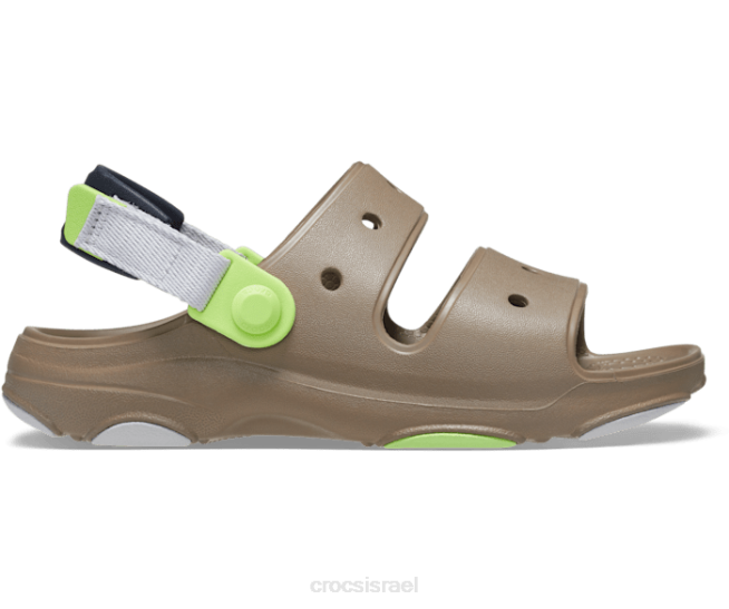 נעליים il Crocs ילדים סנדל לכל שטח חאקי/מולטי 2DZ4690