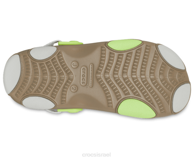 נעליים il Crocs ילדים סנדל לכל שטח חאקי/מולטי 2DZ4690
