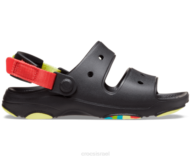 נעליים il Crocs ילדים סנדל לכל שטח שחור/רב 2DZ4691