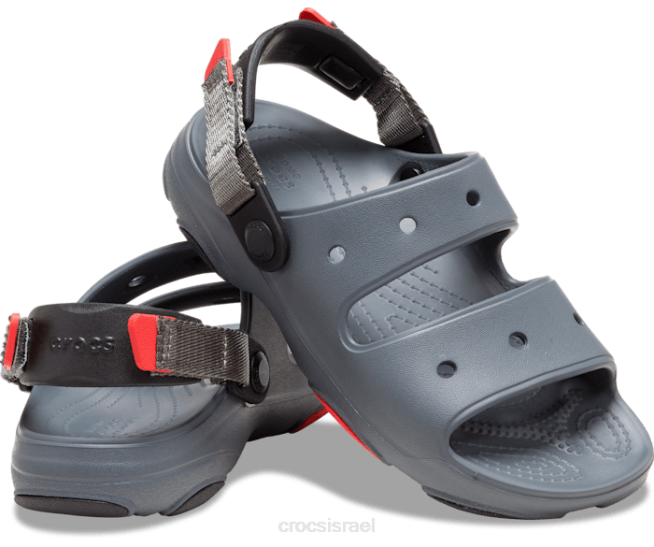 נעליים il Crocs ילדים סנדל לכל שטח אפור צפחה 2DZ4692