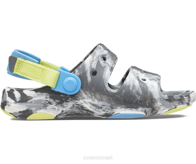 נעליים il Crocs ילדים סנדל קלאסי משיש לכל שטח אפור צפחה 2DZ4699