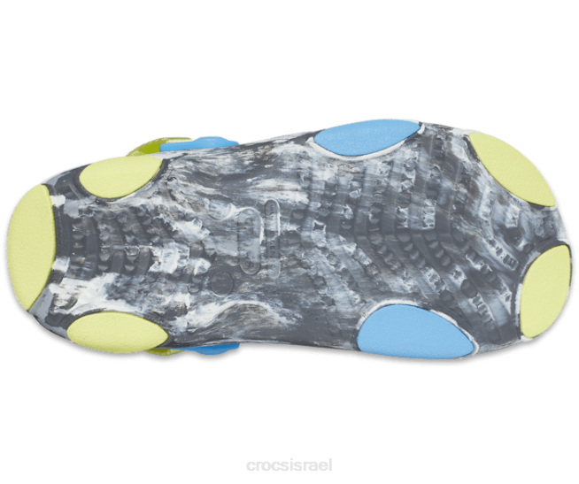 נעליים il Crocs ילדים סנדל קלאסי משיש לכל שטח אפור צפחה 2DZ4699