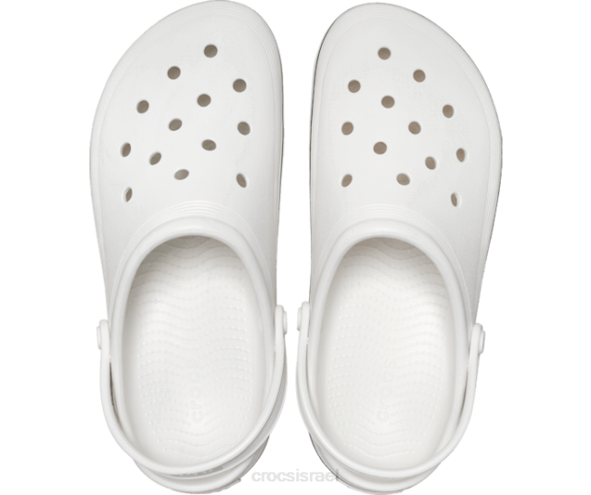 נעליים il Crocs נשים סתימה מחוץ למגרש לבן 2DZ496
