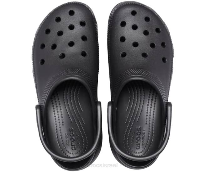 נעליים il Crocs נשים סתימת פלטפורמה קלאסית שָׁחוֹר 2DZ498