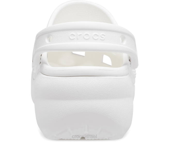 נעליים il Crocs נשים סתימת פלטפורמה קלאסית לבן 2DZ499