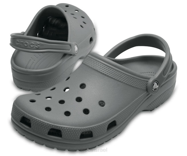נעליים il Crocs נשים סתימה קלאסית אפור צפחה 2DZ49