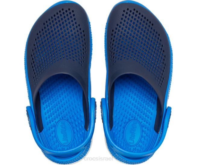 נעליים il Crocs ילדים סתימת ליטרייד 360 חיל הים/קובלט בהיר 2DZ4555