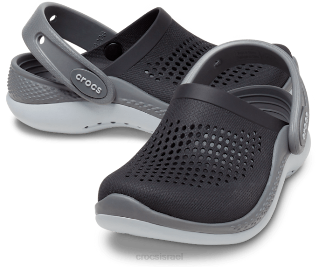 נעליים il Crocs ילדים סתימת ליטרייד 360 שחור/אפור צפחה 2DZ4565