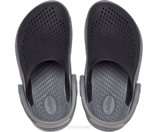נעליים il Crocs ילדים סתימת ליטרייד 360 שחור/אפור צפחה 2DZ4565