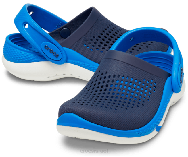 נעליים il Crocs ילדים סתימת ליטרייד 360 חיל הים/קובלט בהיר 2DZ4566