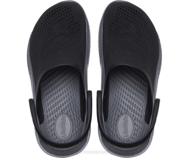 נעליים il Crocs נשים סתימת ליטרייד 360 שחור/אפור צפחה 2DZ467