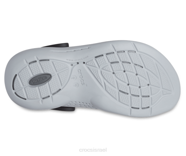 נעליים il Crocs נשים סתימת ליטרייד 360 שחור/אפור צפחה 2DZ467