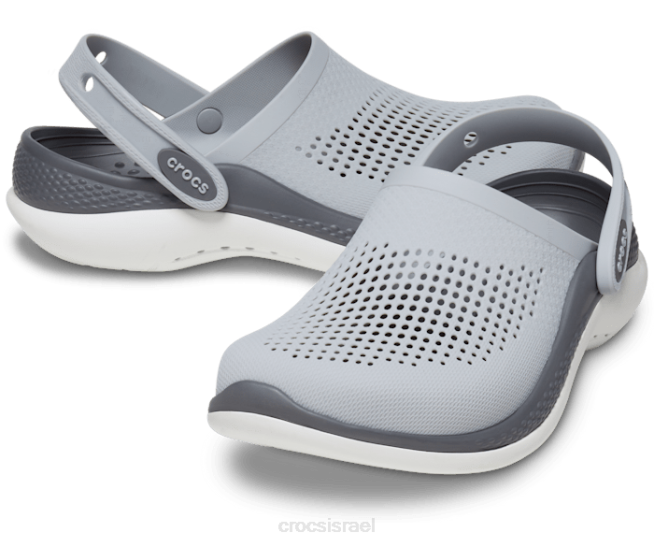 נעליים il Crocs נשים סתימת ליטרייד 360 אפור בהיר/אפור צפחה 2DZ468