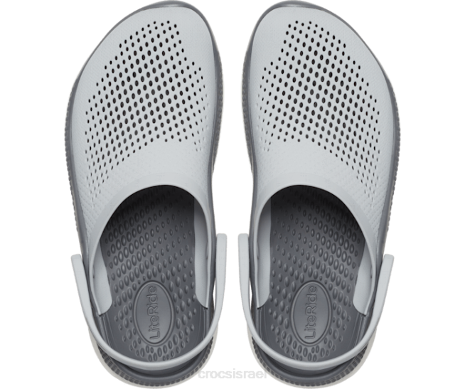 נעליים il Crocs נשים סתימת ליטרייד 360 אפור בהיר/אפור צפחה 2DZ468