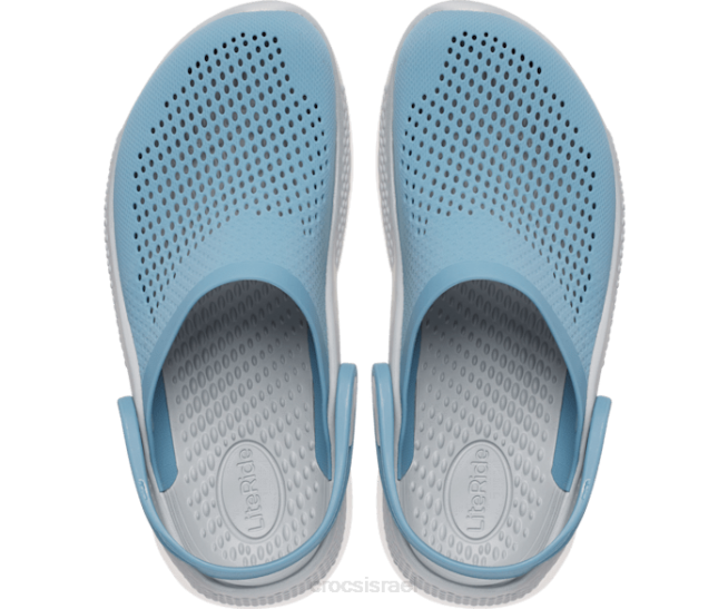 נעליים il Crocs נשים סתימת ליטרייד 360 פלדה כחולה/מיקרו-שבב 2DZ469