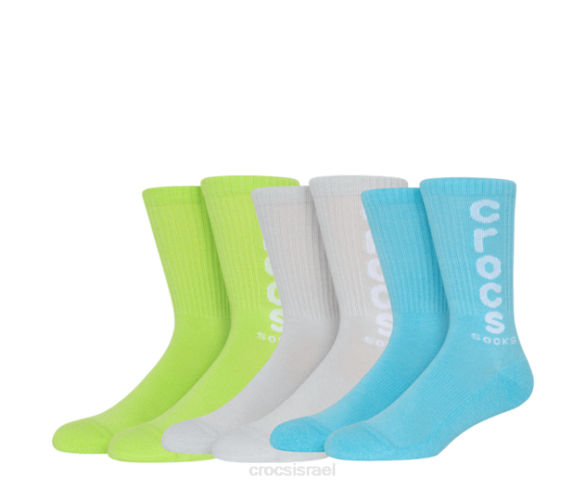 גרביים il Crocs לִשְׁנֵי הַמִינִים גרביים לוגו צוות 3 חבילות לימד/מולטי 2DZ4377