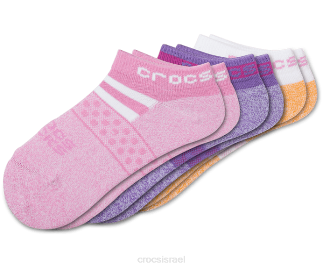 גרביים il Crocs לִשְׁנֵי הַמִינִים גרביים לב נמוך חבילה 3 רַב 2DZ4388