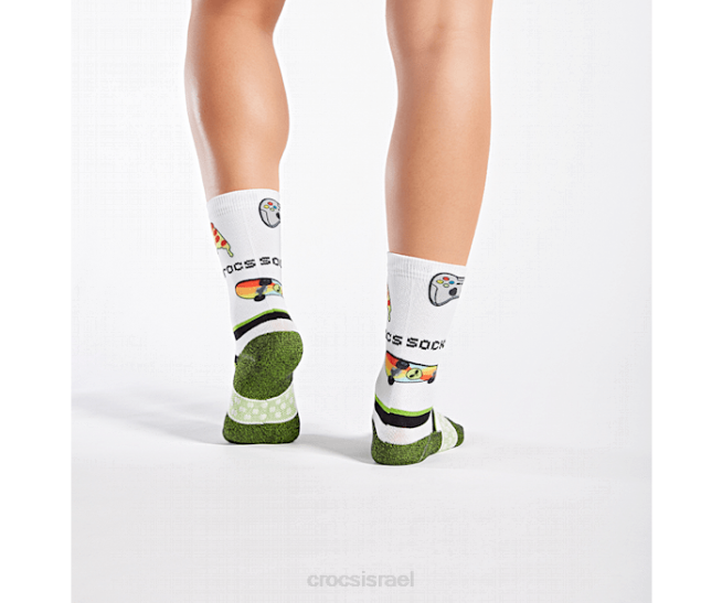 גרביים il Crocs לִשְׁנֵי הַמִינִים צוות גרביים עונתי 3 חבילות רַב 2DZ4396