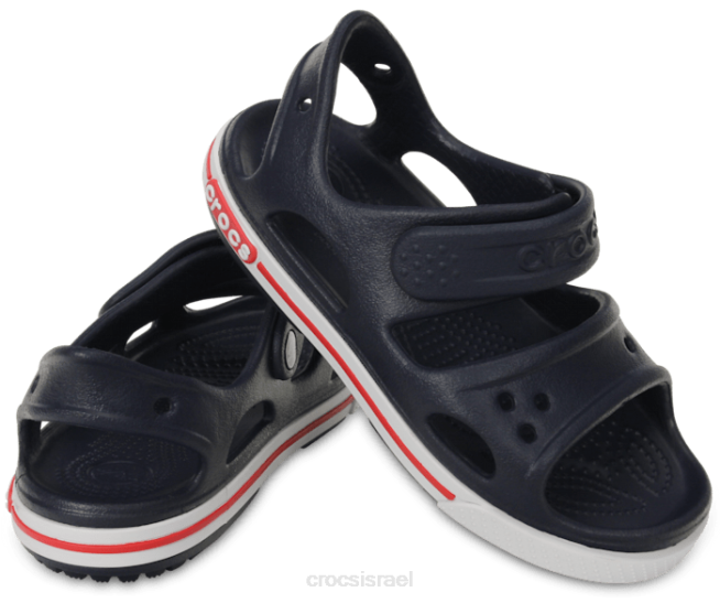 נעליים il Crocs ילדים סנדל להקה II לגיל הרך חיל הים/לבן 2DZ4700