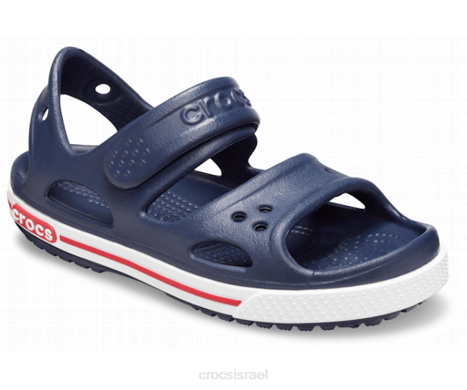 נעליים il Crocs ילדים סנדל להקה II לגיל הרך חיל הים/לבן 2DZ4700