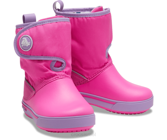 נעליים il Crocs ילדים מגף משבים של band ii.5 ורוד חשמלי/סחלב 2DZ4661