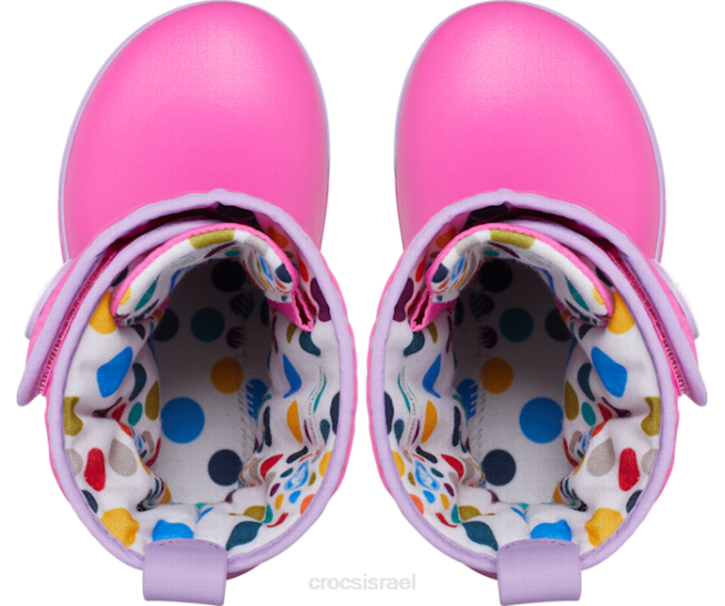נעליים il Crocs ילדים מגף משבים של band ii.5 ורוד חשמלי/סחלב 2DZ4661