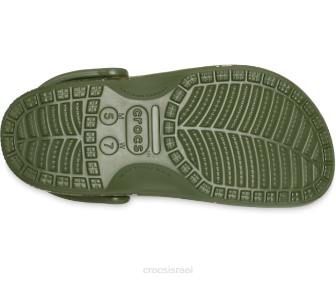 נעליים il Crocs נשים קבקב מודפס עונתי של baya צבא ירוק 2DZ4179