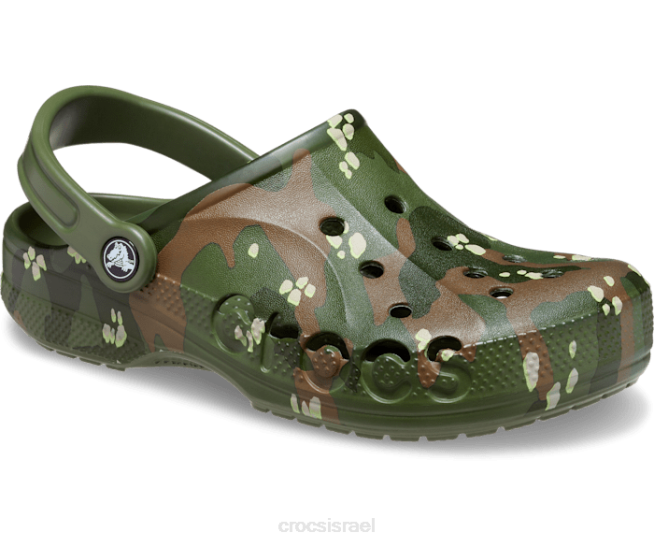 נעליים il Crocs נשים קבקב מודפס עונתי של baya צבא ירוק 2DZ4179