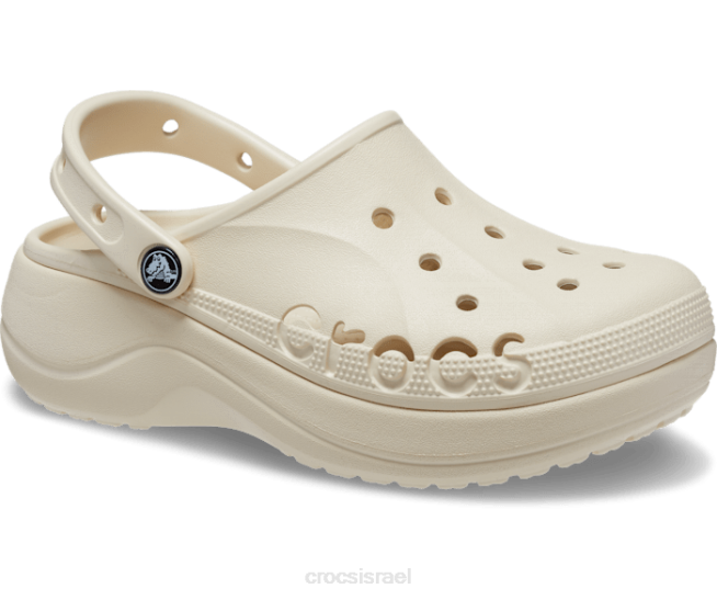 נעליים il Crocs נשים סתימת פלטפורמת baya לבן חורף 2DZ4353
