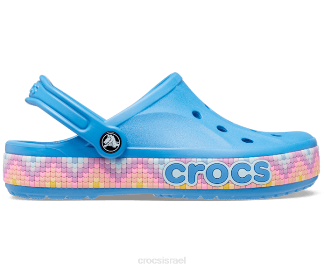 נעליים il Crocs נשים קבקב להקת bayaband שברון פודרה כחול/רב 2DZ4146