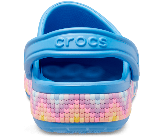 נעליים il Crocs נשים קבקב להקת bayaband שברון פודרה כחול/רב 2DZ4146