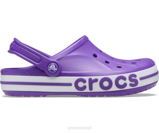 נעליים il Crocs נשים סתימת bayaband סגול ניאון/לבן 2DZ444