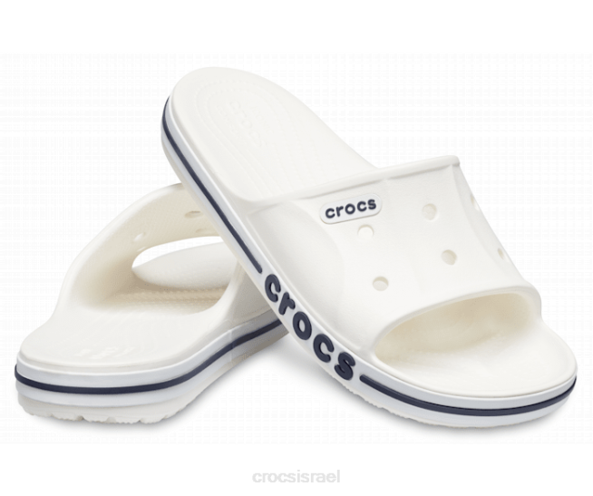 נעליים il Crocs גברים מגלשת bayaband לבן/צי 2DZ4450