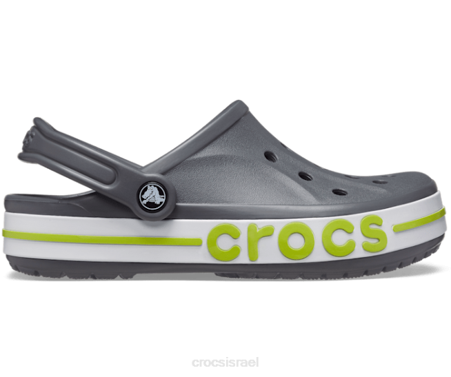 נעליים il Crocs נשים סתימת bayaband אגרוף אפור צפחה/ליים 2DZ449