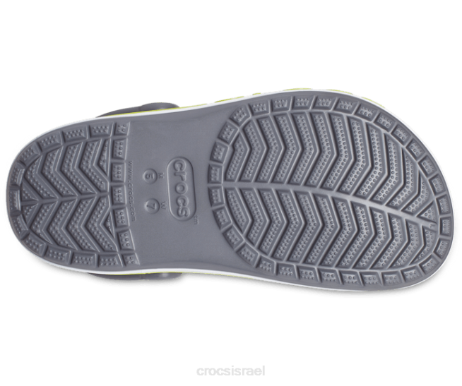 נעליים il Crocs נשים סתימת bayaband אגרוף אפור צפחה/ליים 2DZ449