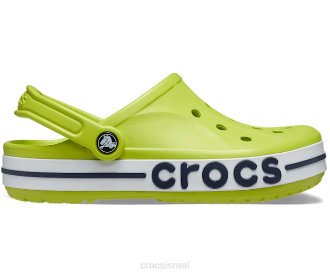 נעליים il Crocs נשים סתימת bayaband אגרוף ליים/צי 2DZ450