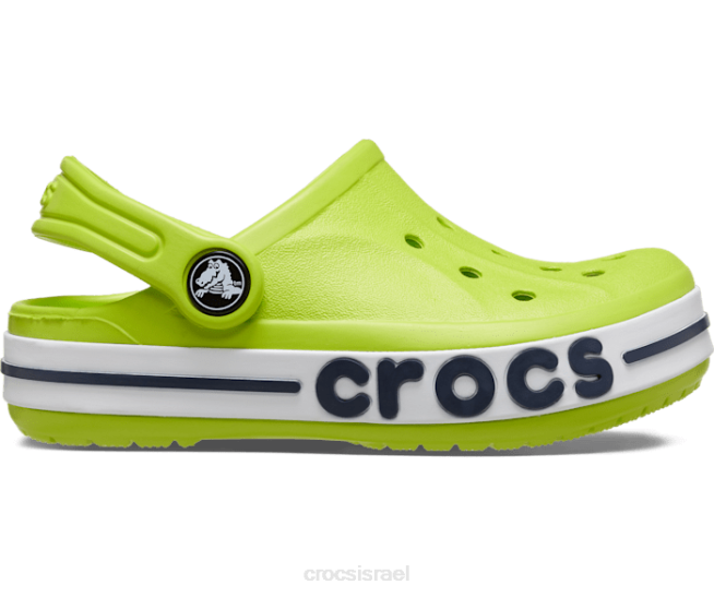 נעליים il Crocs ילדים סתימת bayaband אגרוף ליים/צי 2DZ4539