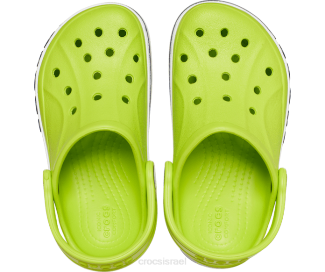 נעליים il Crocs ילדים סתימת bayaband אגרוף ליים/צי 2DZ4539