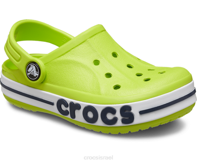 נעליים il Crocs ילדים סתימת bayaband אגרוף ליים/צי 2DZ4539