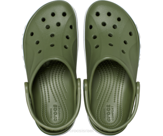 נעליים il Crocs ילדים סתימת bayaband צבא ירוק 2DZ4559