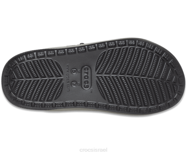 נעליים il Crocs נשים סנדל קלאסי של צבעי ספריי cozzzy שחור/רב 2DZ4236