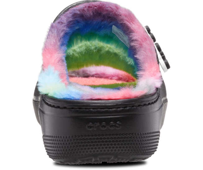 נעליים il Crocs נשים סנדל קלאסי של צבעי ספריי cozzzy שחור/רב 2DZ4236