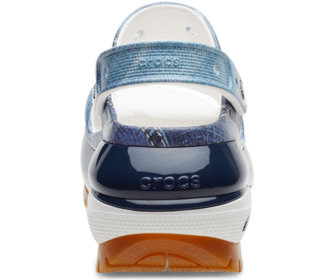 נעליים il Crocs נשים סנדל מגה crush ג'ינס לבן/רב 2DZ4319