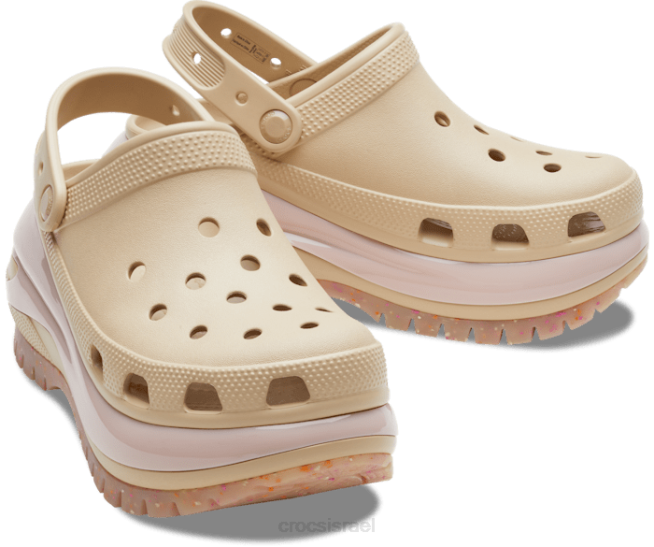 נעליים il Crocs נשים מגה crush clog צ'אי/מולטי 2DZ488