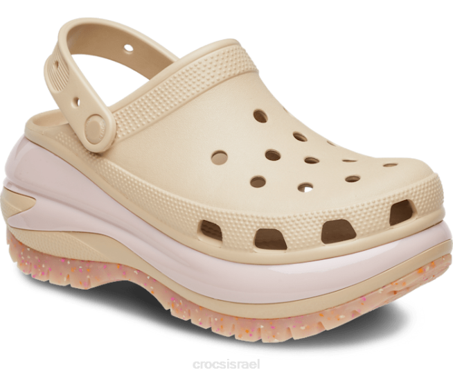 נעליים il Crocs נשים מגה crush clog צ'אי/מולטי 2DZ488