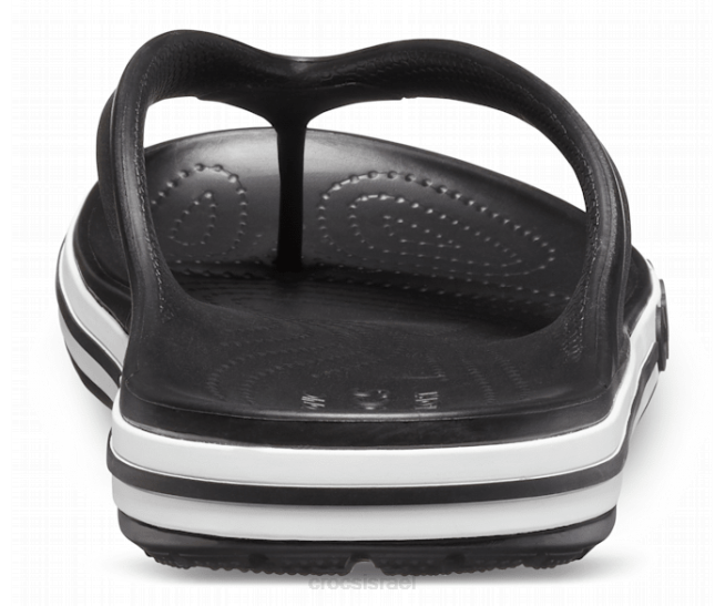 נעליים il Crocs נשים flip bayaband לבן שחור 2DZ4247