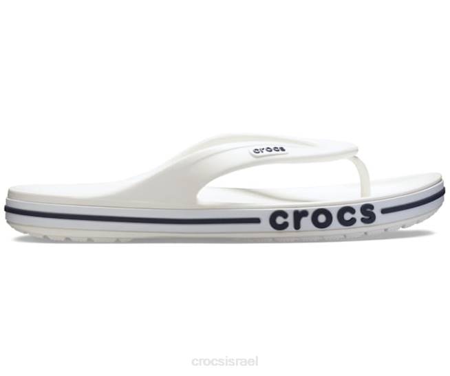 נעליים il Crocs נשים flip bayaband לבן/צי 2DZ4248
